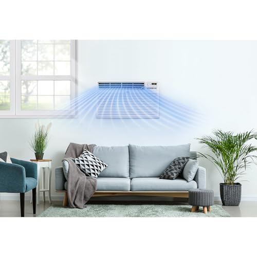 Image of LG 9,800 BTU Through the Wall Air Conditioner, 230 /208V, Cools up to 440 Sq. Ft. for Bedroom, Living Room, Apartment,, with Remote, 3 Cool & Fan Speeds, Wall AC Unit, White