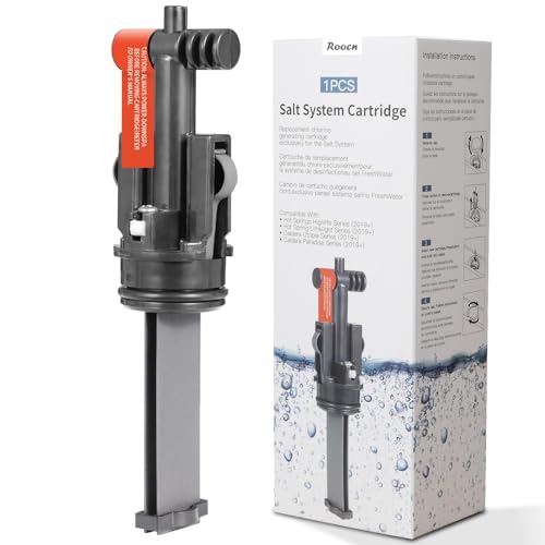 Roocn Hot Spring Salt System Cartridge Replacement for Spas,Saltwater Sanitizer