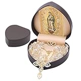 Lazo Parsa Boda, Wedding Lasso for Ceremony Gift, Wedding Lasso with Heart Box, Lazos Para Bodas Catolica, Lasso for Weddings Ceremony, Mexican Weddings Crystal Rosary, bLazo De Bodas Para Los Novios