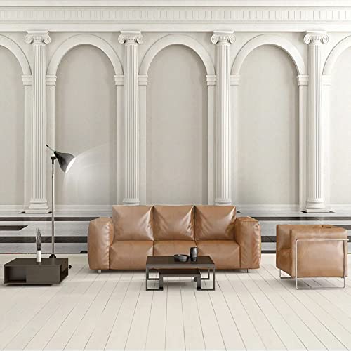 Customize Any Size Photo Wallpaper 3D Creative European Roman Column TV Background Wall Mural Living Room Decoration,150cmX105cm