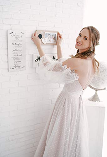 Chosen One Wedding Countdown Photo Frame - Couples 6X4 Photo Frame, Love Picture Frame With Tiny Chalkboard And Chalk! Mr And Mrs Sign For Bridal Shower Gifts, Engagement Gifts, Personalized Frames #TOP3