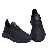 Tênis Ortopédico Ultra Confortável – Ideal para Caminhada e Corrida | Leve, Macio e Anatômico | Amortecimento para Uso Diário (Preto, BR, Adulto, Numérico, 36)