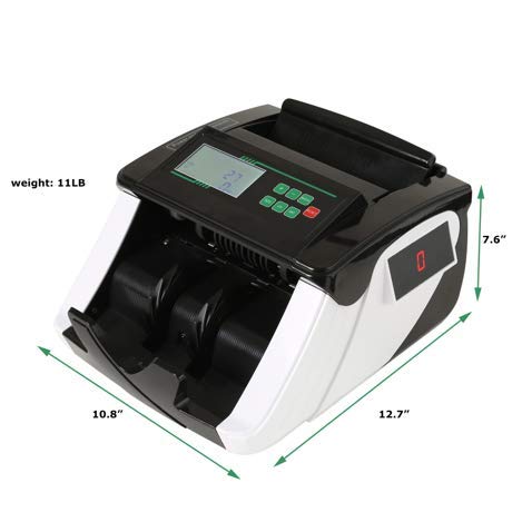 Masmars Money Counter Machine With 3 Displays Small Size And Alarm System #TOP4