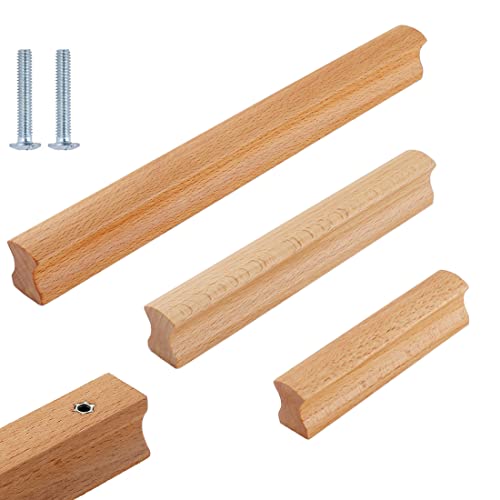 Tiradores de muebles de madera, para armarios, armarios, armarios, tiradores de cocina, tiradores