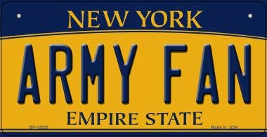 SMART BLONDE Army Fan Novelty Metal Bicycle Plate BP-12925