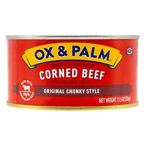 Ox & Palm Corned Beef Original Chunky Style, 11.5 Ounce (Pack of 12) Cover