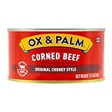 Ox & Palm Corned Beef, Original Chunky Style, 11.5 Oz (Pack of 12)