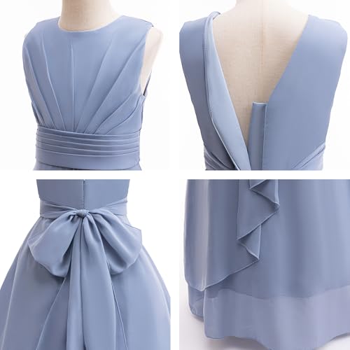 Junior Bridesmaid Dresses Flower Girl Formal Wedding Guest Pageant Fancy Long Maxi Dress Elegant Party Gown4