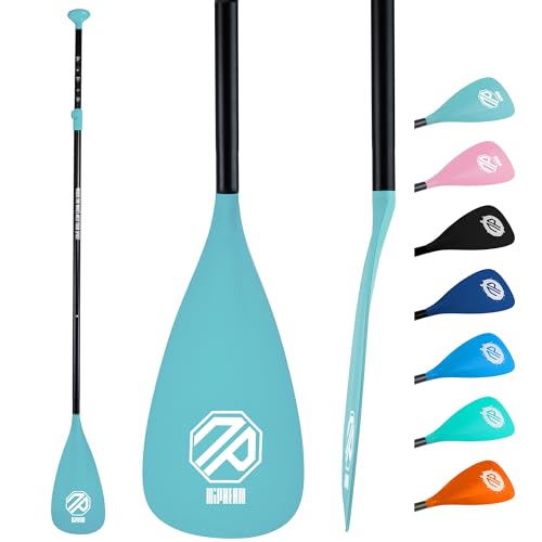 Image of niphean 4-Piece Kayak Paddle, Adjustable Paddle Board Paddles, Lightweight SUP Paddle, Detachable Stand Up Paddle Board Accessories Oars with Aluminum Alloy Shaft and Fiberglass Blade