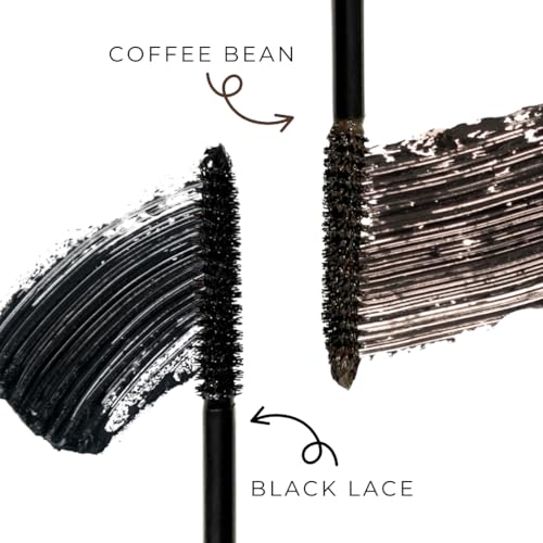 Honeybee Gardens Bellissima Volumizing Mascara In Black Lace, Lightweight And Bold, Non-Smudging, Vegan, Gluten-Free, Cruelty-Free, Net Wt. 0.13 oz.