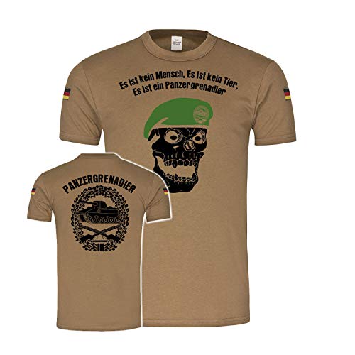 Grenadier de la Bundeswehr Motif Haute Définition T-shirt Vert Small Copytec 27831