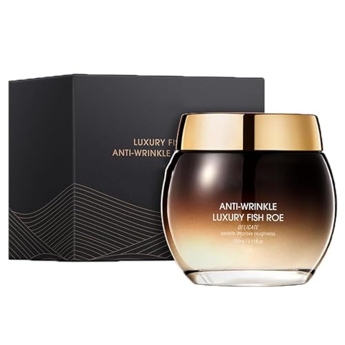 Crema facial de caviar | Crema de lujo de caviar 100 ml | Loción corporal para mujeres, ayuda levantar, tonificar y tonificar la piel, cuidado de la piel para piel seca, flácida y envejecida Anulely