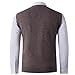 Mens Thick Argyle Sweater Vest Classic Slim Fit V-Neck Knitwear Sleeveless Pullover Autumn Winter Warm Tank Tops 2025