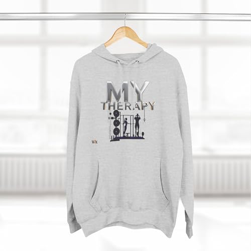 Three-Panel Fleece Hoodie (My Therapy)4