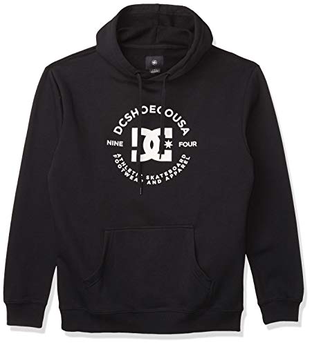 DC APPAREL Men's Star Pilot Fleece Pullover, Black, M