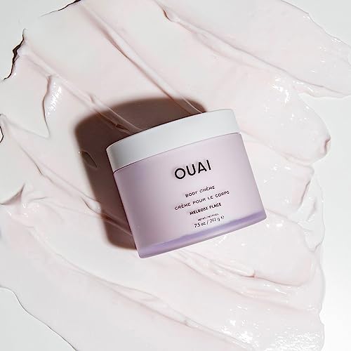 Ouai Melrose Place Crème. Nourishing Whipped Body Cream With Cupuaçu Butter, Coconut Oil, And Squalane. Long-Lasting Hydration. Scented With Bergamot, Lychee, White Musk, And Champagne (7.5 Oz) #TOP5