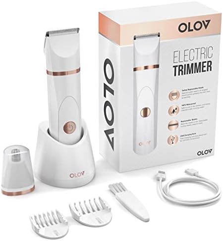 OLOV Electric Body Hair Trimmer — detail view