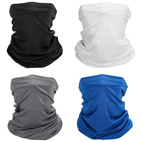 Multifunctional Headwear Face Cover Scarf, Unisex Washable Bandana Tube Scarf Balaclava Neck Gaiter for Fishing Cycling Yoga Hiking Running Motorbike Cover