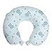 ABAKUHAUS Kindergarten Reisekissen Nackenstütze, Teddybär Spielzeug Letters, Schaumstoff Reiseartikel für Flugzeug und Auto, 30x30 cm, Baby Blue Aqua