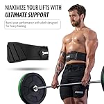 DMoose Fitness Neoprene Weight Lifting Belt - Adjustable 6" Gym Support for Stability & Lumbar Support - Sweat Resistant Weightlifting Belt for Men & Women for Squats, Deadlifts & Bench Presses - Image 2