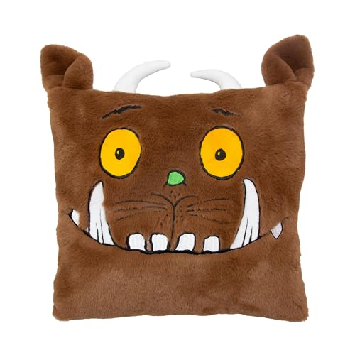 Coussin Gruffalo 35x35 cm avec oreilles 3D pour lit