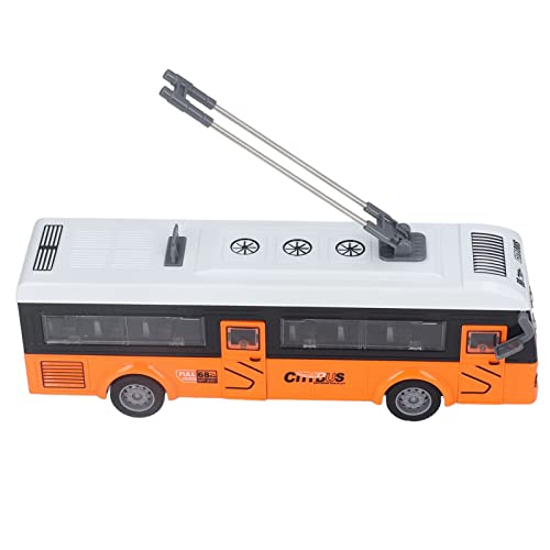 Autobús de control remoto resistente a golpes con apertura de puertas realista