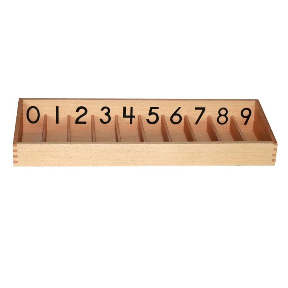 Scatola Spindle Montessori, Giocattolo Legno per Contare e Matematica | Materiali matematica, apprendimento numeri 0-9, ausilio didattico prima infanzia scuola materna l'insegnamento conta