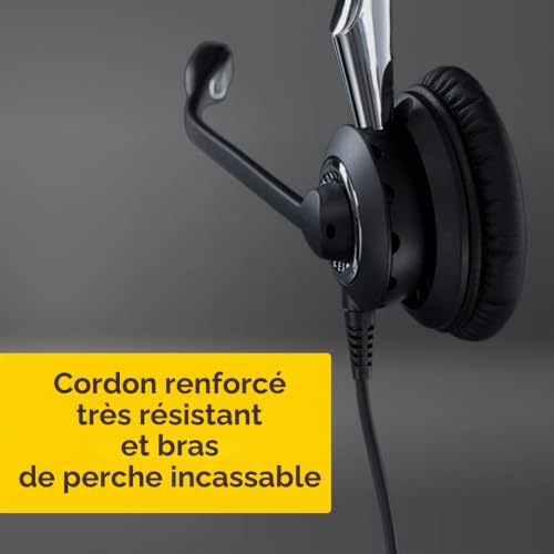 Micro-casque Jabra Biz 2400 II QD Mono NC 3-in-1 – Filaire Convertible - vue 10