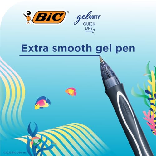 BIC Bolígrafos de Gel Gelocity 0.7mm Multicolor 8 Pack x2 miniatura 5