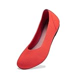 ballerines rouges fille Le bout rond allonge la silhouette et le léger rembourrage le long de la semelle intérieure ajoute du confort pour les courses de café, les déjeuners ou les sorties happy hour. Ces élégantes chaussures à enfiler se marient particulièrement bien avec toutes vos jolies robes, jeans, etc.