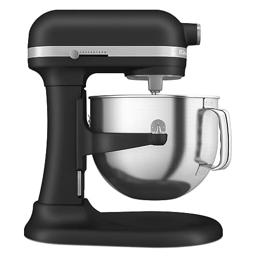 KitchenAid 7 Quart Bowl-Lift Stand Mixer, Cast Iron Black, KSM70SKXXBK