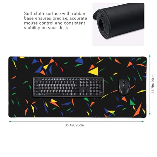 Tapis de souris grand format antidérapant pour protéger le bureau - 3