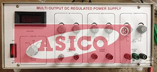 ASICOMulti Output DC Regulated Power Supply 0-5V12A, 030V12A, 0- ±15V/IA