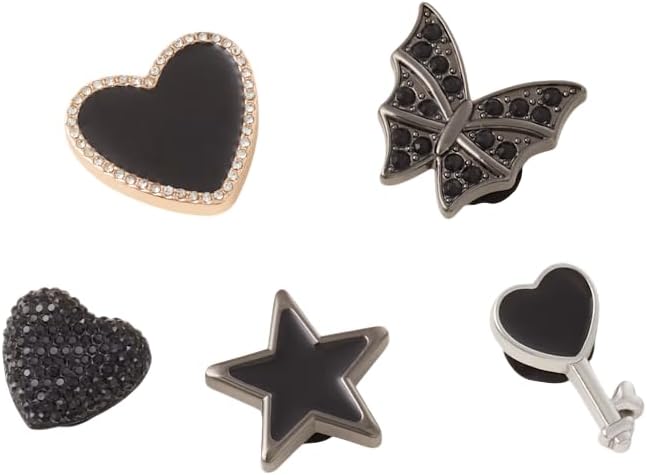 Crocs Unisex Jibbitz Elevated, Lack Punk, 5 Pack