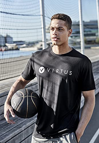 T-shirt Edwardo VIRTUS opaque coupe structurée et finitions haut de gamme
