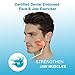 JawFlex Jawline Exerciser & Jaw Exerciser for Women & Men - Device & Tool for TMJ, Jaw & Face Exercises for Facial Fitness to Strengthen Facial Muscles, Remove a Double Chin & Facial Toning - Blue