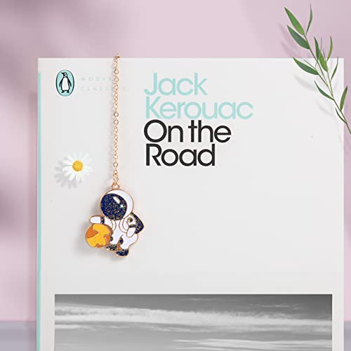 4 Pcs Metal Bookmark With Pendant Tassel Students Astronaut Brass Book Marks Girls Gift For Kids Children Teachers Girlfriend Book Lovers Lady (Astronaut) #TOP2