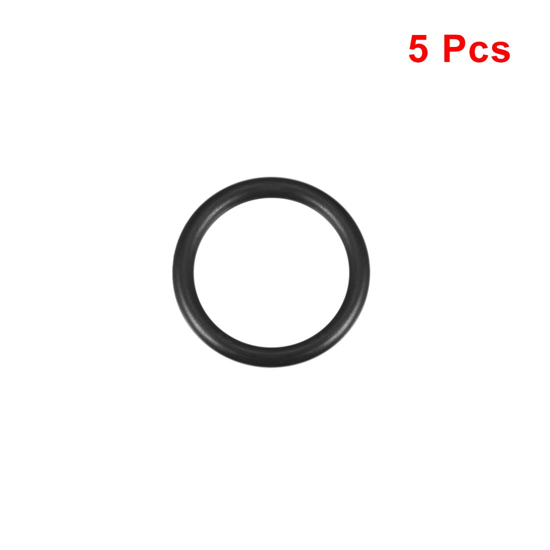 uxcell Nitrile Rubber O-Rings 38mm OD 28mm ID 5mm Width, Metric Sealing Gasket for Automotive Machine Plumbing, Pack of 5