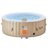 U-MAX Inflatable Hot Tub, 2-4 Person Portable SPA Blow Up Hot Tub with Built in Heater and Bubble...