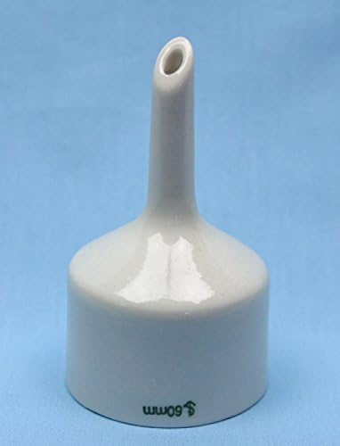 50 mm Porcelain Buchner Funnel - Accepts 5 cm Filter Disc - White