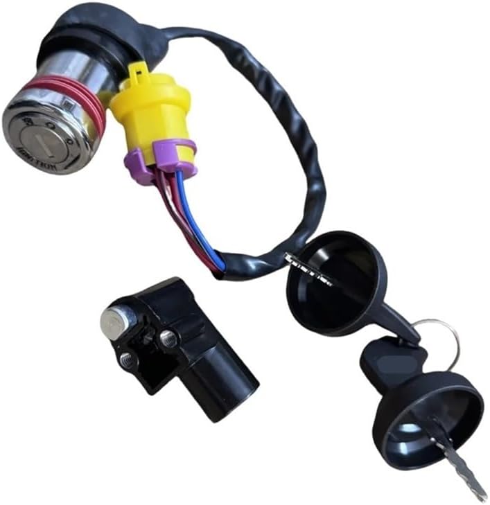 4-Pin Electric Door Lock Waterproof Plug-In -Shaped Key Suitable For LH500ATV 4AV-82100-00