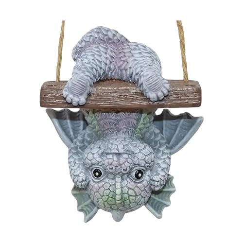Dekofigur Drache,Drachen Figuren Gartendeko für Draußen, Deko Drache...