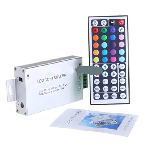 Variateur RGB LED 12V 24V 24A pour ruban 5050 SMD avec récepteur sans fil