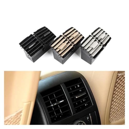 Respiraderos para Benz W164 ML GL 300 500, conjunto negro de alta resistencia y encaje exacto 4