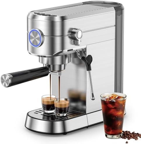 Electactic Espresso Machine with Milk Frother, 20 ...