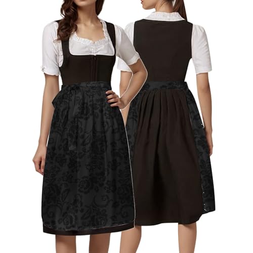 Demi-tablier allemand pour femme vêtement de fête de la bière traditionnelle