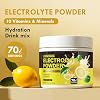 Sugar Free Electrolyte Powder - Lemon Flavor 70 Servings Refreshing Hydration Mix with Potassium, Sodium & Magnesium Fast-Absorbing Hydration Supplement, Gluten-Free, Ideal for Athletes
