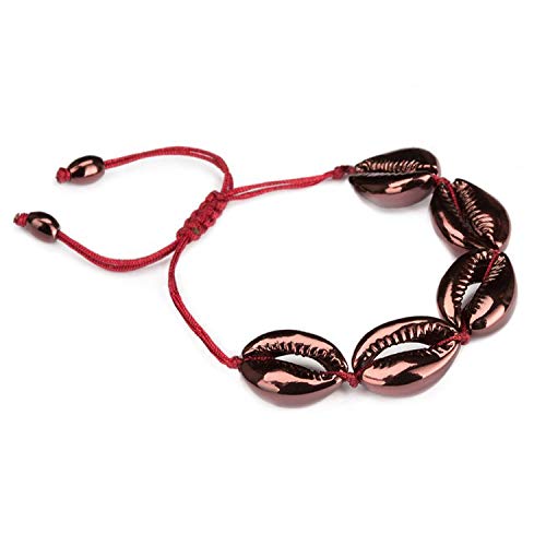 Natural PUKA Shell Bracelet Gold Shell Cowry Bracelets Boho Fashion Beach Seashell Women