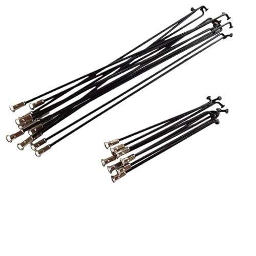 USYEMENG 5 Pcs 14G Fit for Bicycle Bike Spoke 236/246/248/250/255/258/259/261/263/298MM Nipples End Cap Tip Stainless Steel Accessories(14G 283MM BK 5pcs)