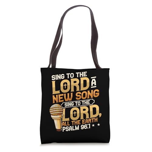 Sing To The Lord A New Song Religious Singing Tote